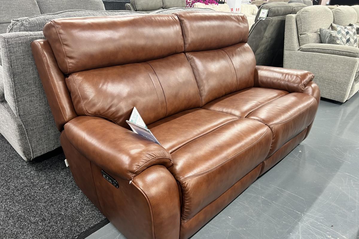 Brown Leather Recliner